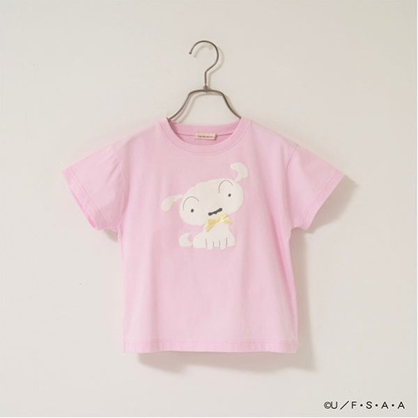 リセマイン Lycee mine 【クレヨンしんちゃん】【ソフトコットン】シロリボンTシャツ （ライトグリーン） ライトグリーン