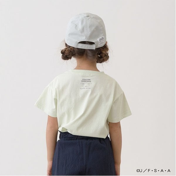 リセマイン Lycee mine 【クレヨンしんちゃん】【ソフトコットン】シロリボンTシャツ （ライトグリーン） ライトグリーン