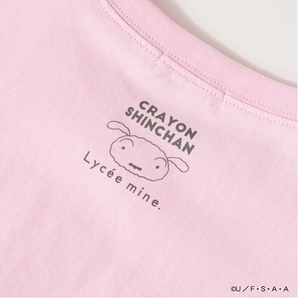 リセマイン Lycee mine 【クレヨンしんちゃん】【ソフトコットン】シロリボンTシャツ （ライトグリーン） ライトグリーン