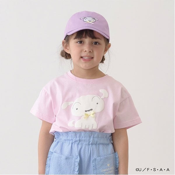 リセマイン Lycee mine 【クレヨンしんちゃん】【ソフトコットン】シロリボンTシャツ （ライトグリーン） ライトグリーン