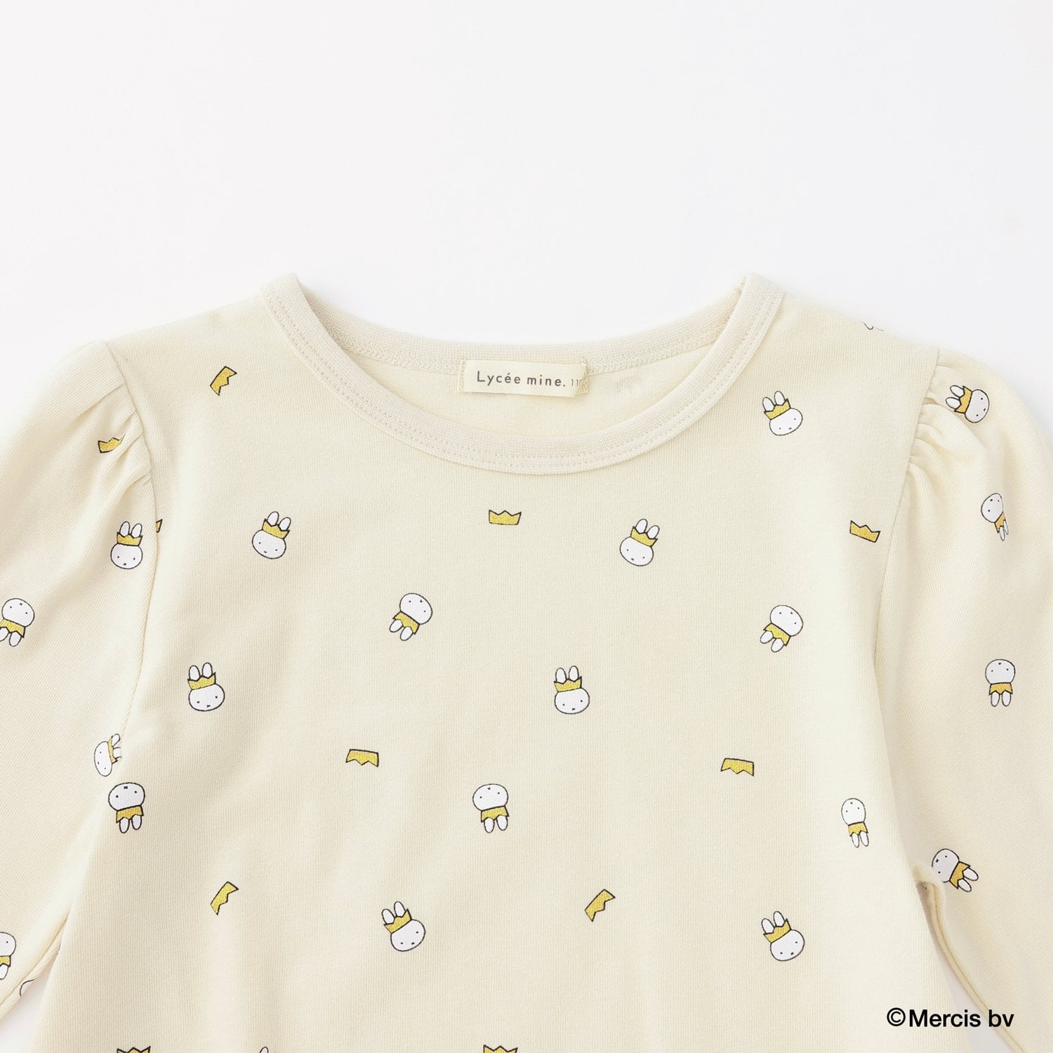 リセマイン Lycee mine 【Miffy】総柄裾スカラップAラインTシャツ （ラベンダー） ラベンダー