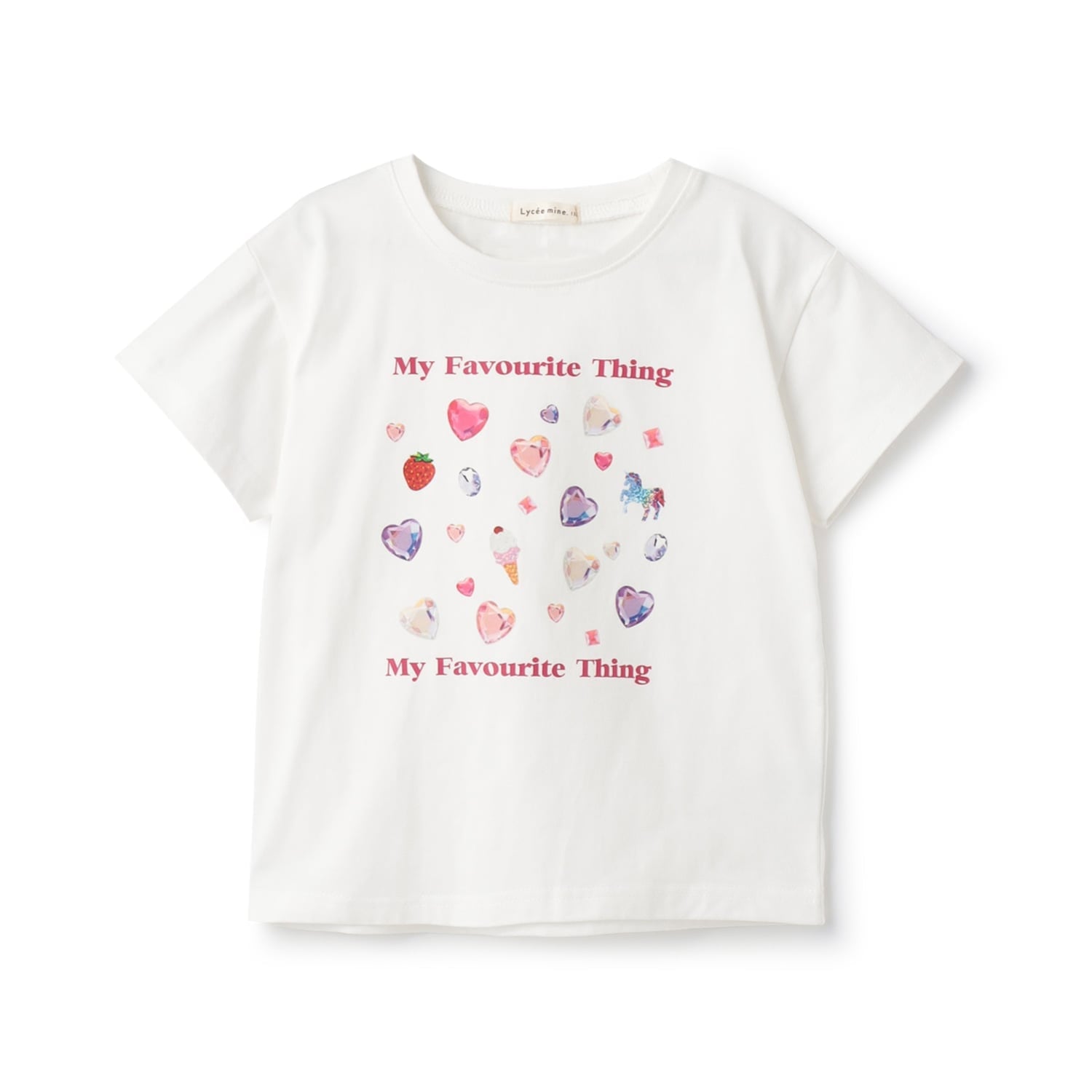 リセマイン Lycee mine 【綿100％】 【速乾・UV・型崩れしない】選べる7柄アソートプリントTシャツ （マゼンダ） マゼンダ