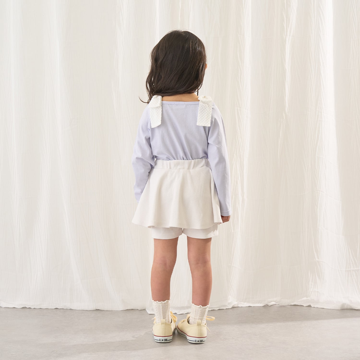 リセマイン Lycee mine 【綿100％】 【速乾・UV・型崩れしない】ボートネック肩リボンTシャツ （ライトピンク） ライトピンク