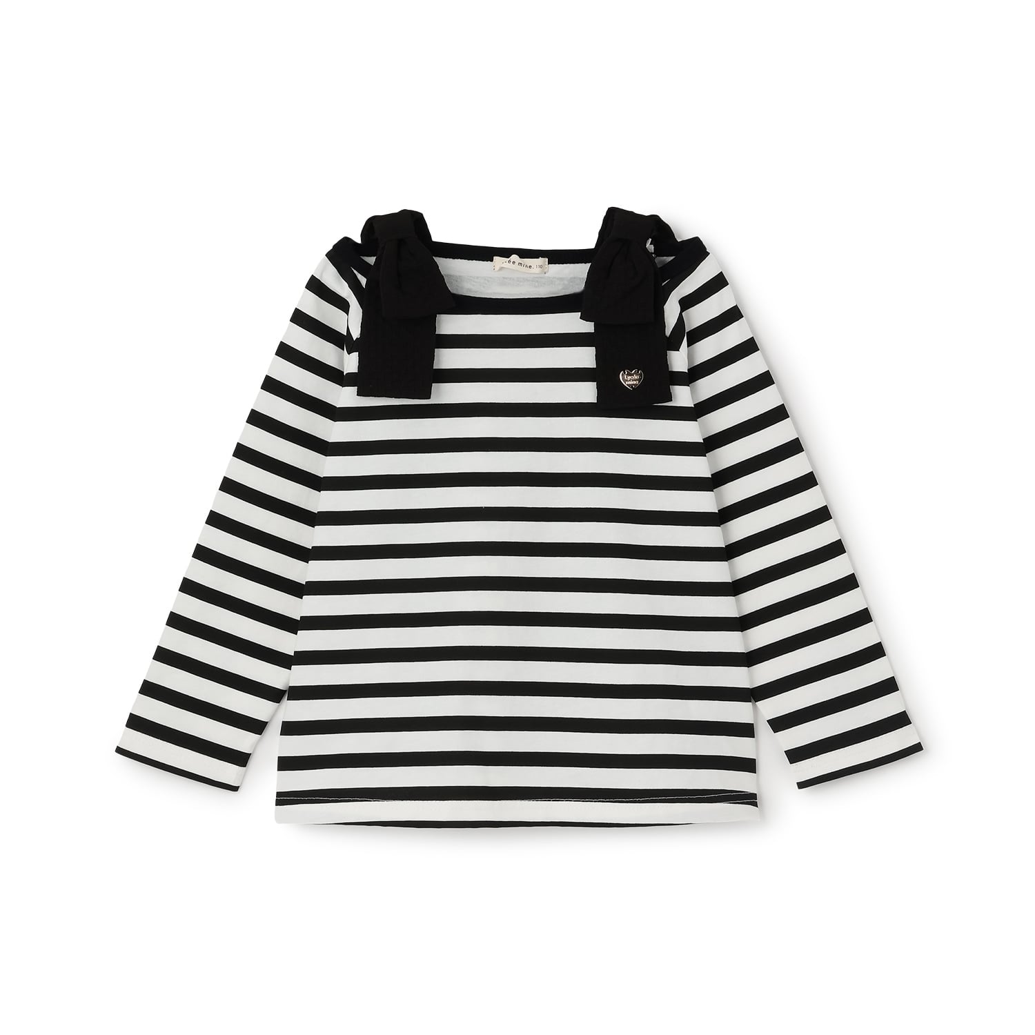 リセマイン Lycee mine 【綿100％】 【速乾・UV・型崩れしない】ボートネック肩リボンTシャツ （ライトピンク） ライトピンク