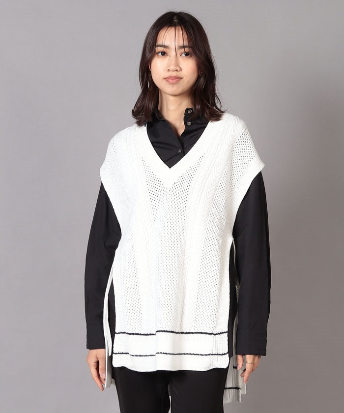 La Ef la.f… 【la.f...】5G C/N Code Knit