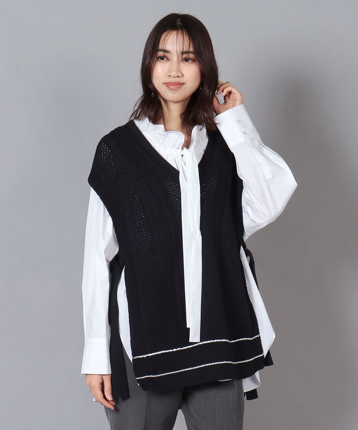 La Ef la.f… 【la.f...】5G C/N Code Knit