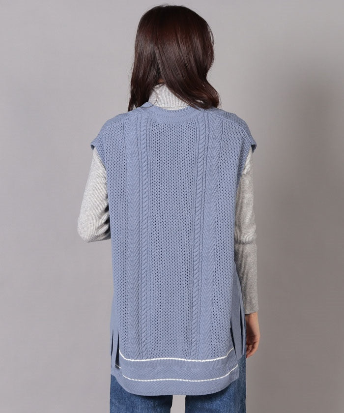 La Ef la.f… 【la.f...】5G C/N Code Knit