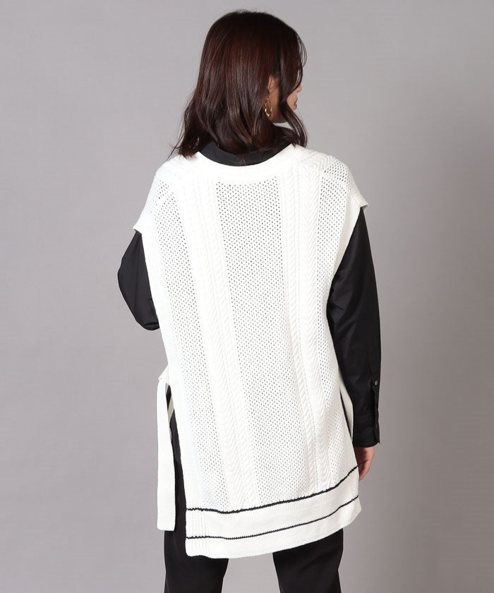 La Ef la.f… 【la.f...】5G C/N Code Knit