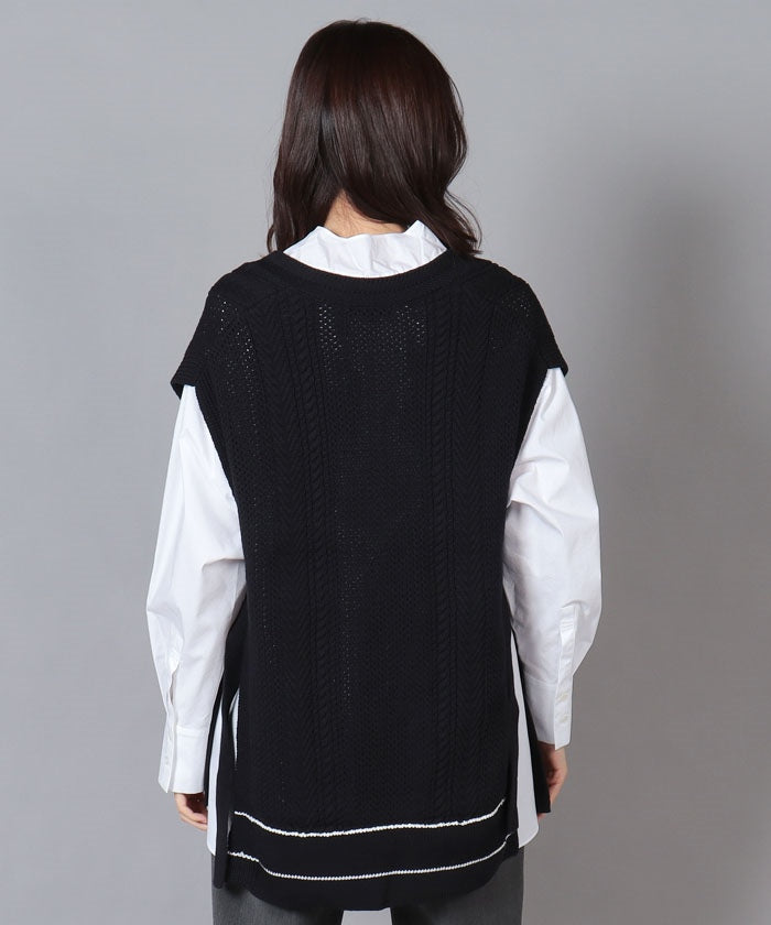 La Ef la.f… 【la.f...】5G C/N Code Knit