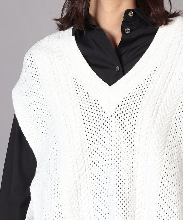 La Ef la.f… 【la.f...】5G C/N Code Knit