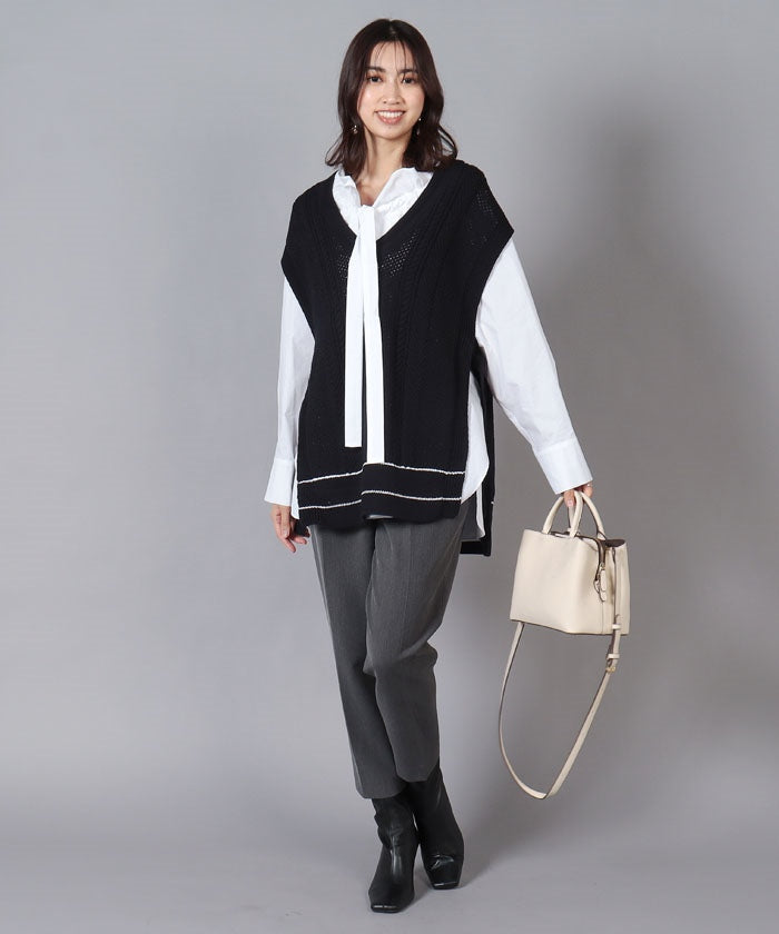 La Ef la.f… 【la.f...】5G C/N Code Knit