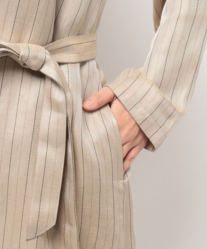 La Ef la.f… 【la.f...】 R/C/L Oxford Stretch Coat