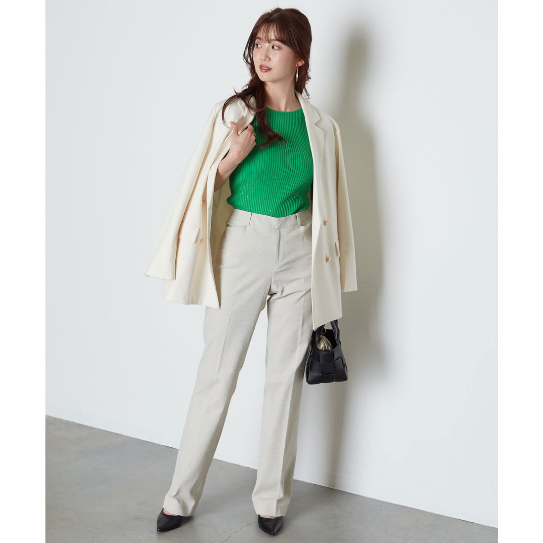 ラ エフ la.f… 【大きいサイズ】【la.f...L】シェルタリングドライオックスパンツ （ベージュ） ベージュ