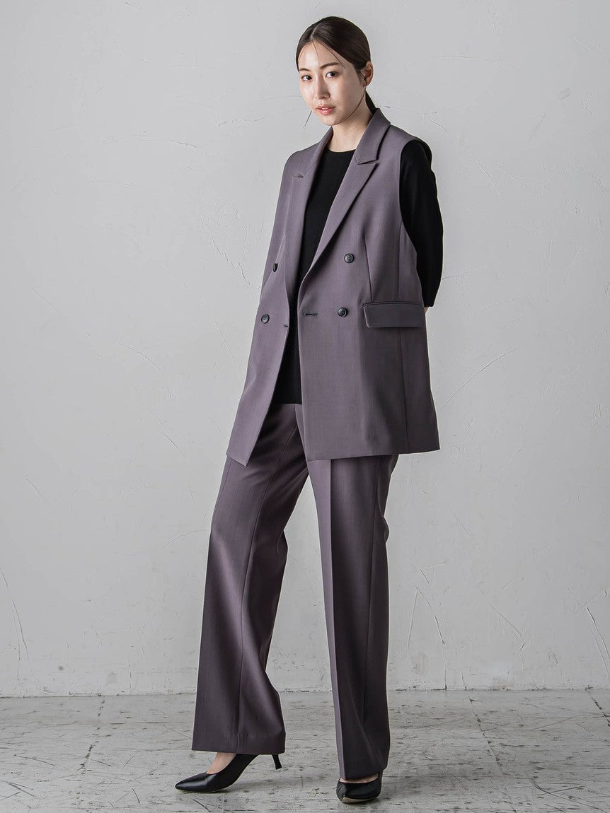La Ef la.f… Dry Gaba Stretch Gilet ≪Hand Washable / Set Up Compatible≫
