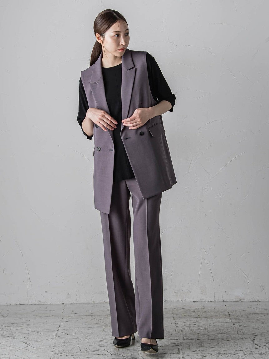 La Ef la.f… Dry Gaba Stretch Gilet ≪Hand Washable / Set Up Compatible≫