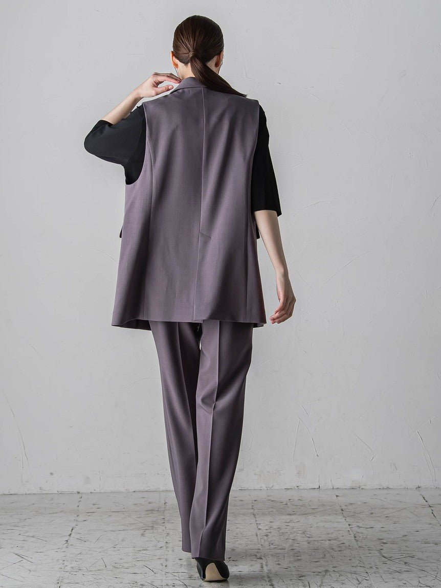 La Ef la.f… Dry Gaba Stretch Gilet ≪Hand Washable / Set Up Compatible≫