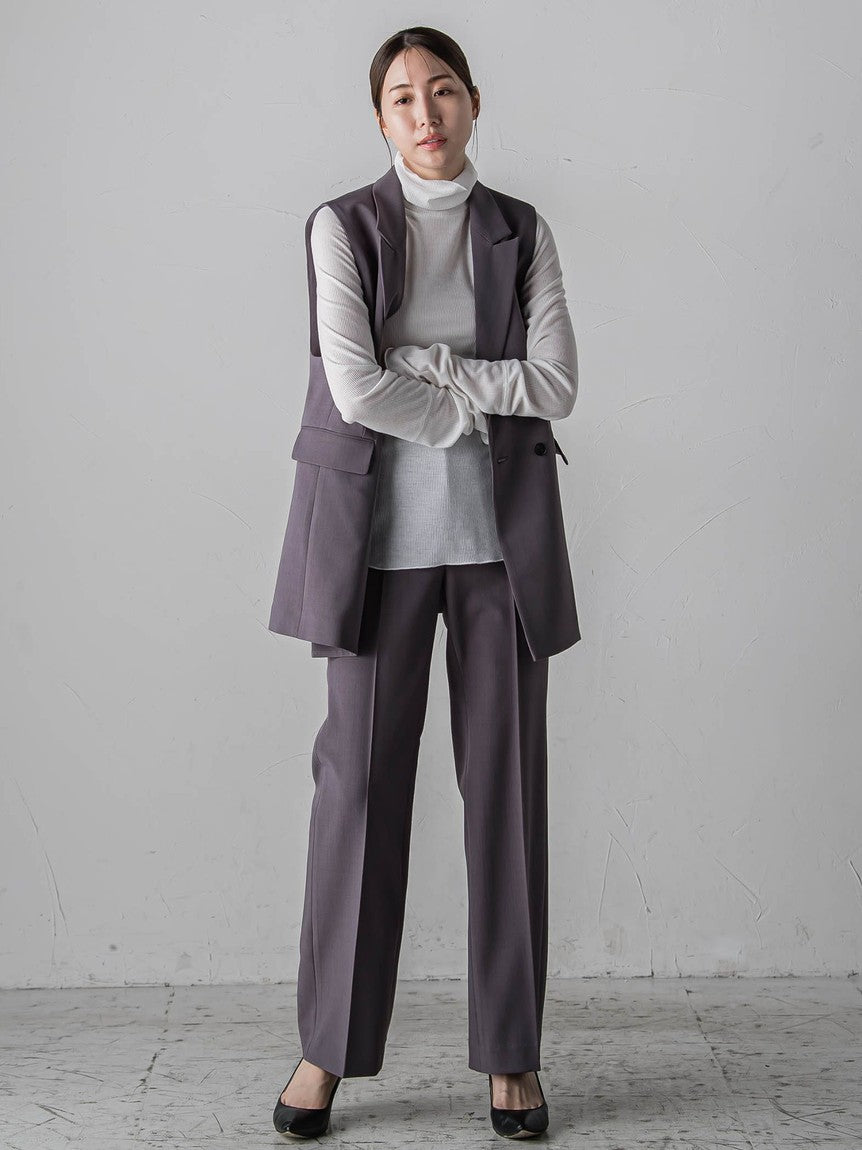 La Ef la.f… Dry Gaba Stretch Gilet ≪Hand Washable / Set Up Compatible≫