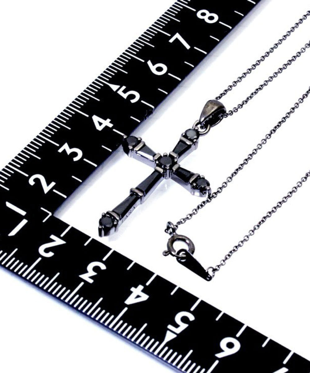 ララクリスティー LARA Christie ララクリスティー ネックレス メンズ ホーリークロス BLACK Label p0025ーb （シルバー） シルバー