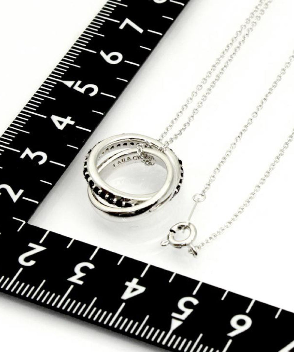 ララクリスティー LARA Christie ララクリスティー ネックレス メンズ メビウス BLACK Label p3884ーb （シルバー） シルバー