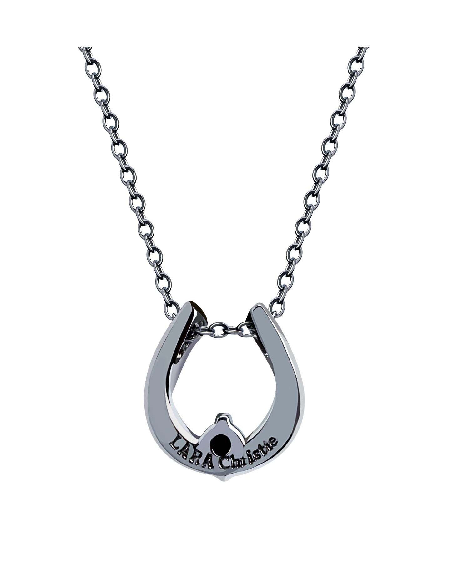 ララクリスティー LARA Christie ララクリスティー ネックレス メンズ ホースシュー 馬蹄 ネックレス 男性用 [ BLACK Label ] p13970ーb