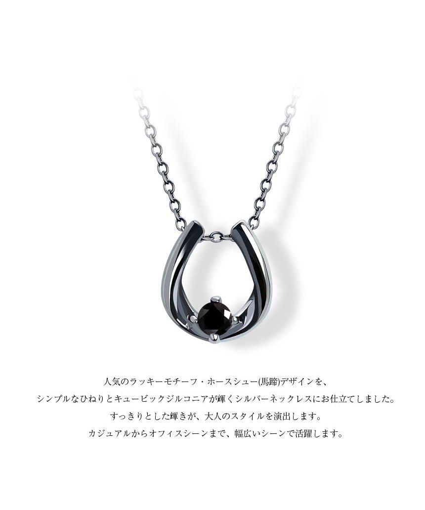 ララクリスティー LARA Christie ララクリスティー ネックレス メンズ ホースシュー 馬蹄 ネックレス 男性用 [ BLACK Label ] p13970ーb