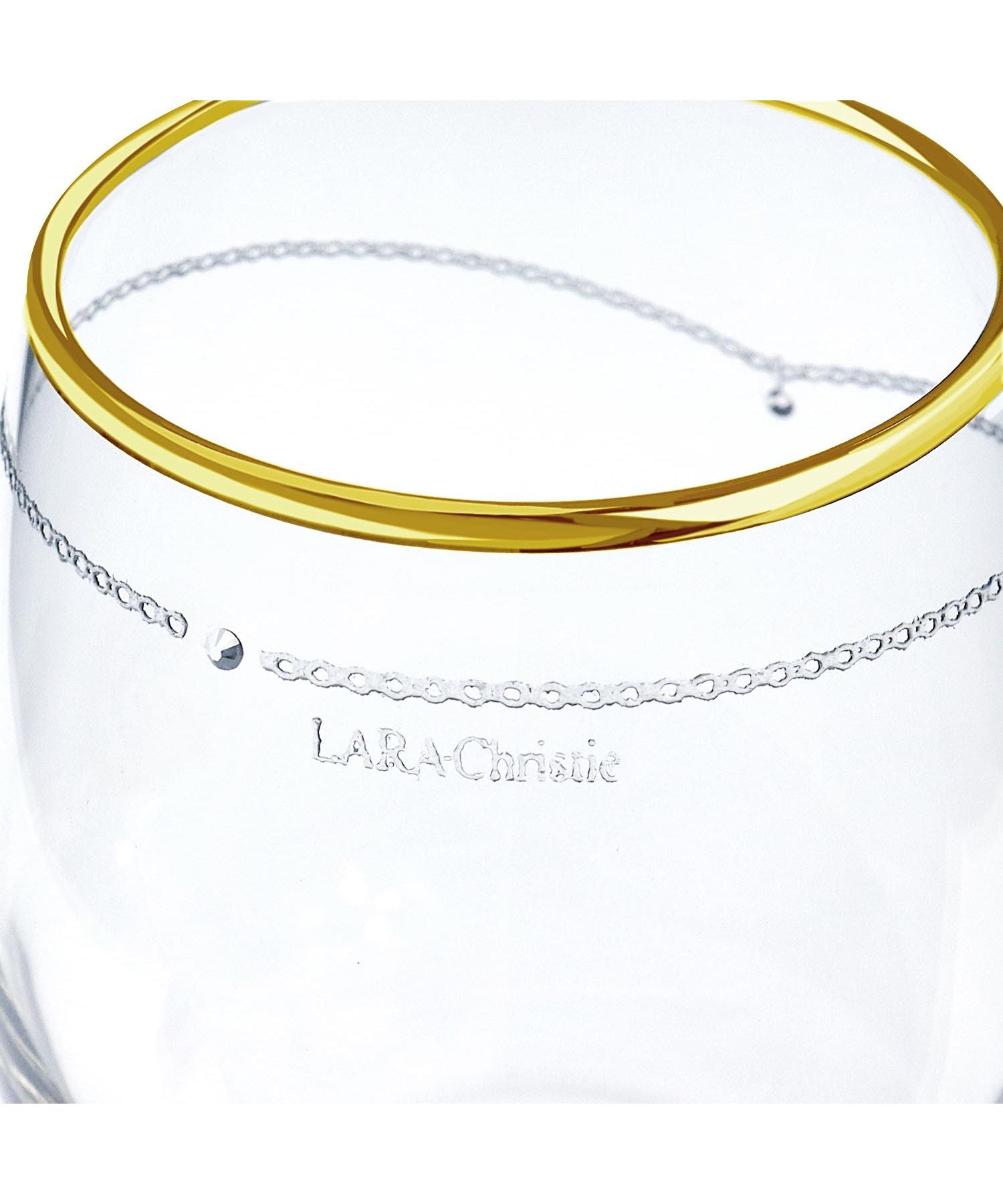 拉拉克里斯蒂 LARA Christie 拉拉克里斯蒂 雙人杯 奧地利產水晶 冰酒杯 lh-84-0001p