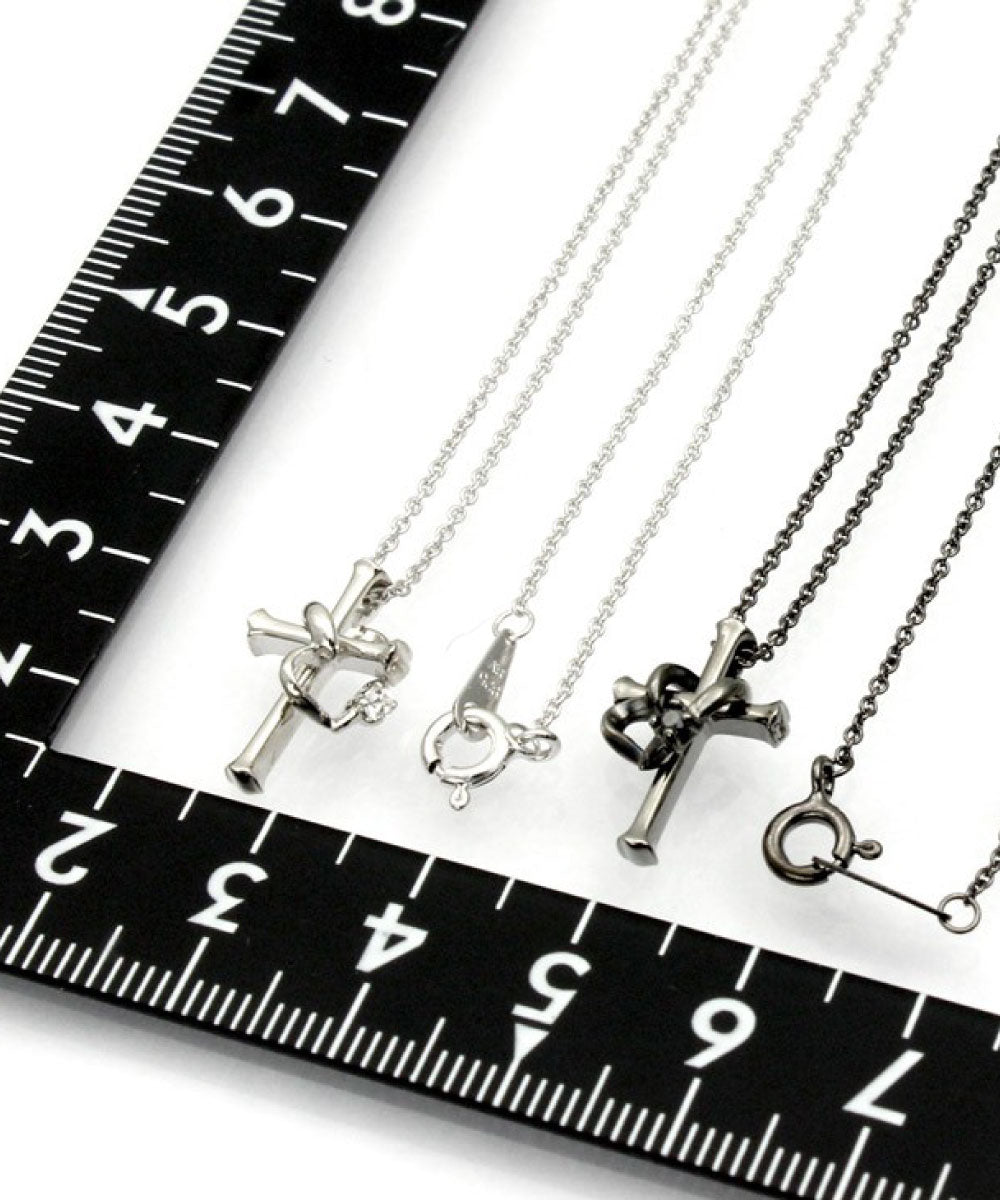 ララクリスティー LARA Christie ララクリスティー ペアネックレス ラヴァーズクロス  ネックレス PAIR Label p5805ーp
