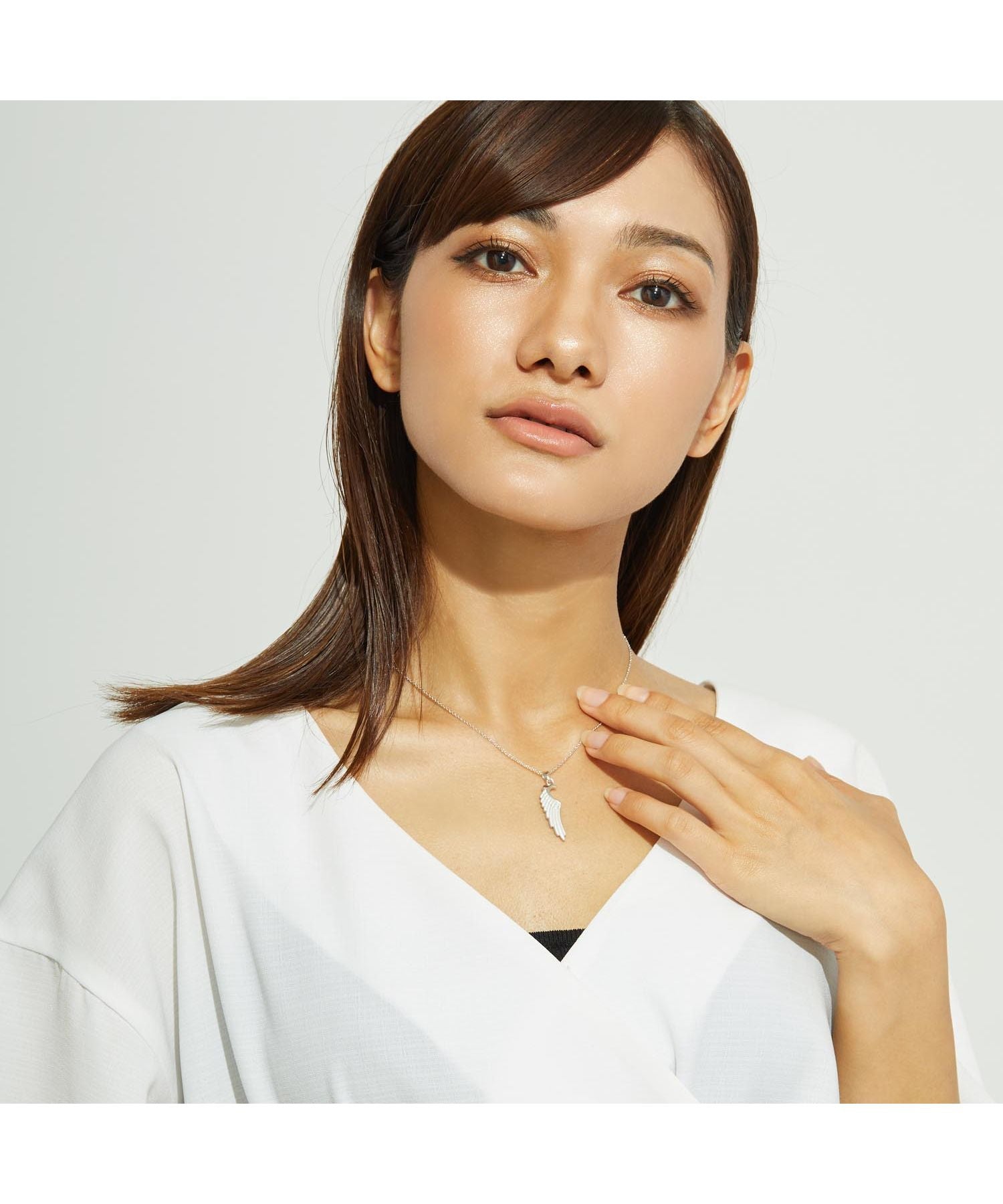 ララクリスティー LARA Christie ララクリスティー ネックレス レディース ヴィクトリア WHITE Label p5058ーw （シルバー） シルバー