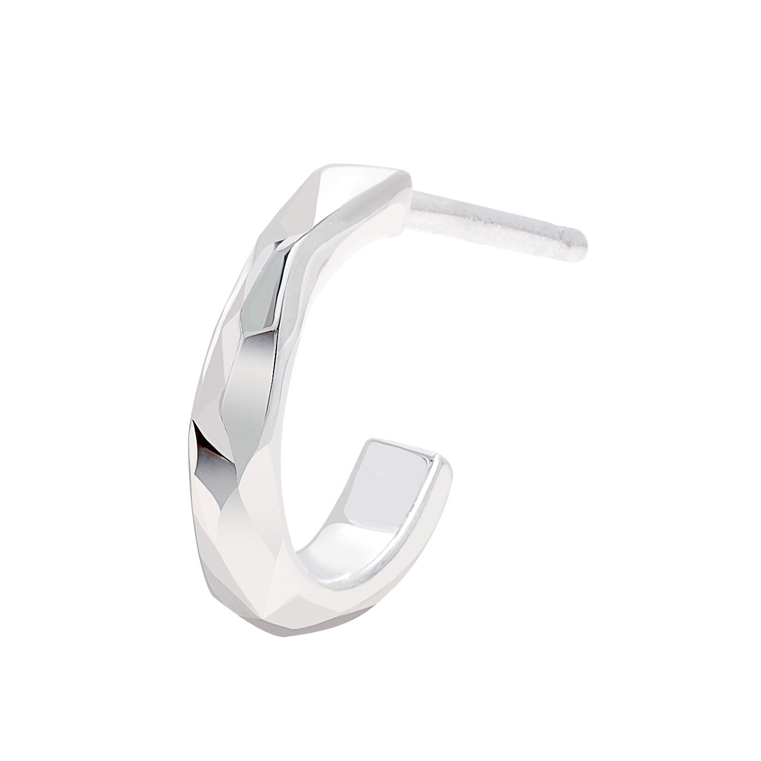 ララクリスティー LARA Christie ペア ピアス メンズ ハーフ フープ シルバー925 [ PAIR Label ] e14054-p （シルバー） シルバー