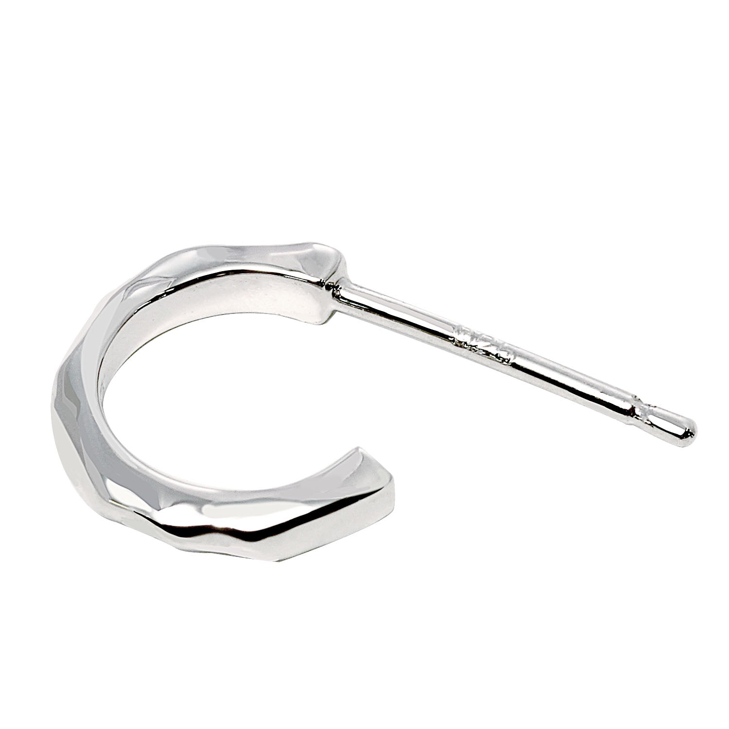 ララクリスティー LARA Christie ペア ピアス メンズ ハーフ フープ シルバー925 [ PAIR Label ] e14054-p （シルバー） シルバー