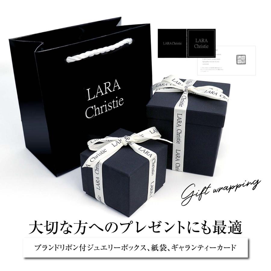ララクリスティー LARA Christie ピンキーリング レディース シルバー925 ゴールド カラー ジルコニア sv925  リング 指輪 （ジルコニア:赤（YG)） ジルコニア