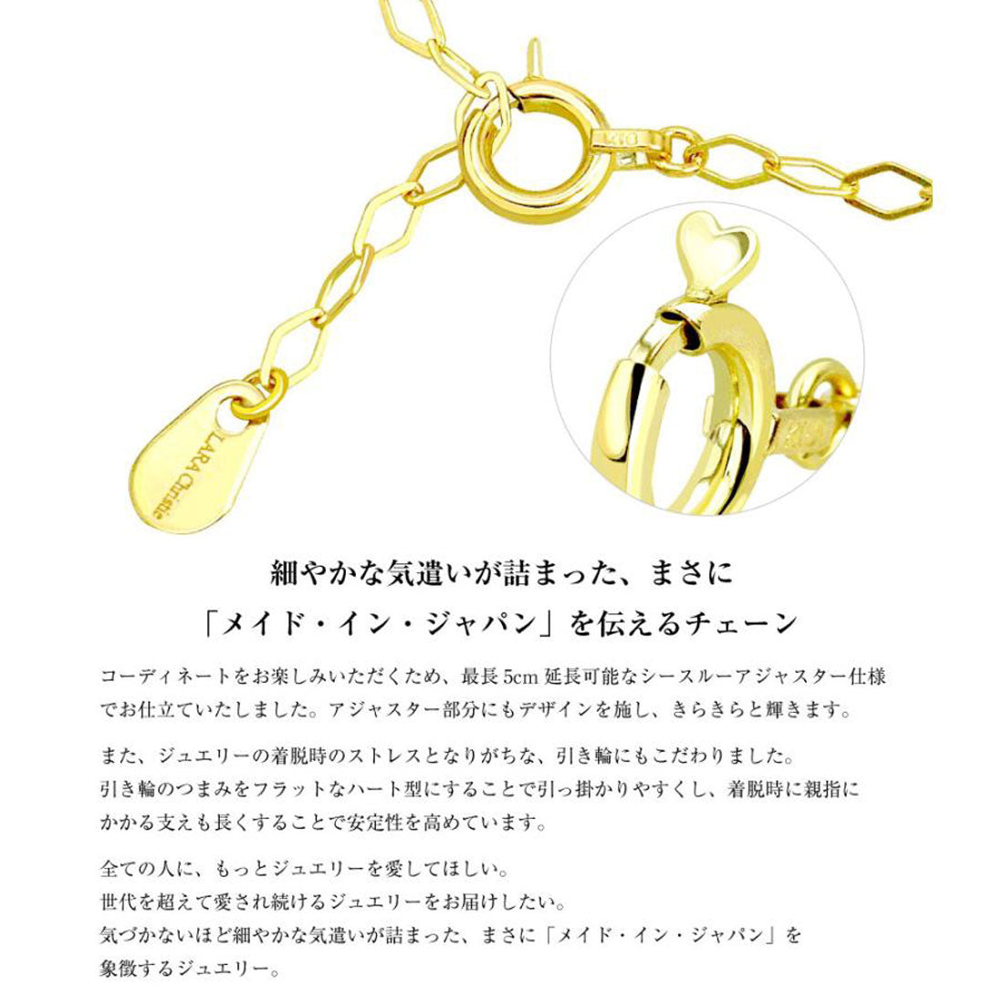 ララクリスティー LARA Christie ブレスレット レディース ブランド 地金 約1.71g ブリリアントブレスレット パーティー ゴールド K18 18金  lb103-0001 （イエローゴールド） イエローゴールド