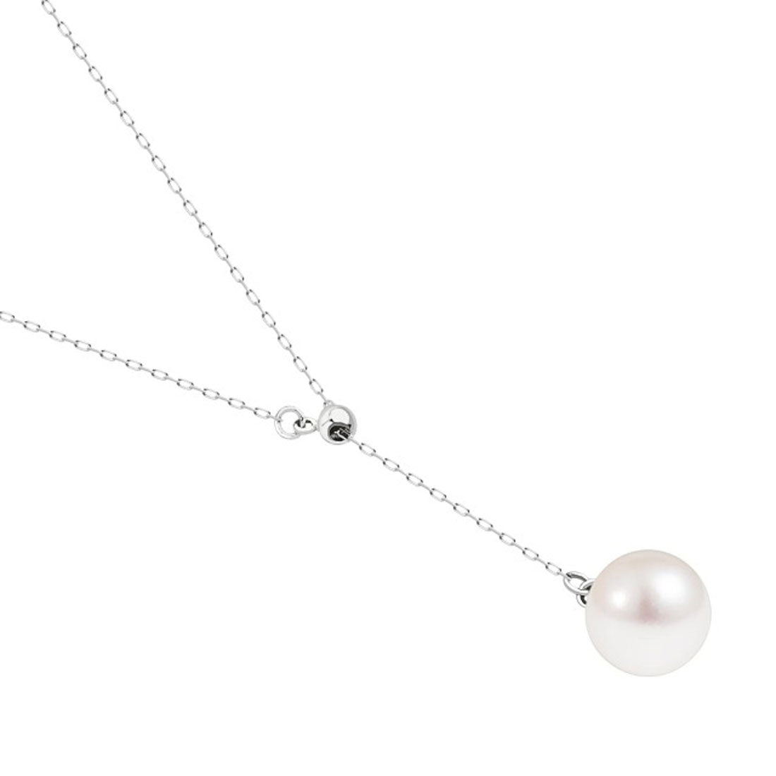 ララクリスティー LARA Christie ネックレス レディース 18金 あこや真珠 7～7.5mm ロングネックレス Y字 プラチナ パール 一粒 Pt850 K18 ゴールド  プレゼント lp56-0031 （プラチナ） プラチナ