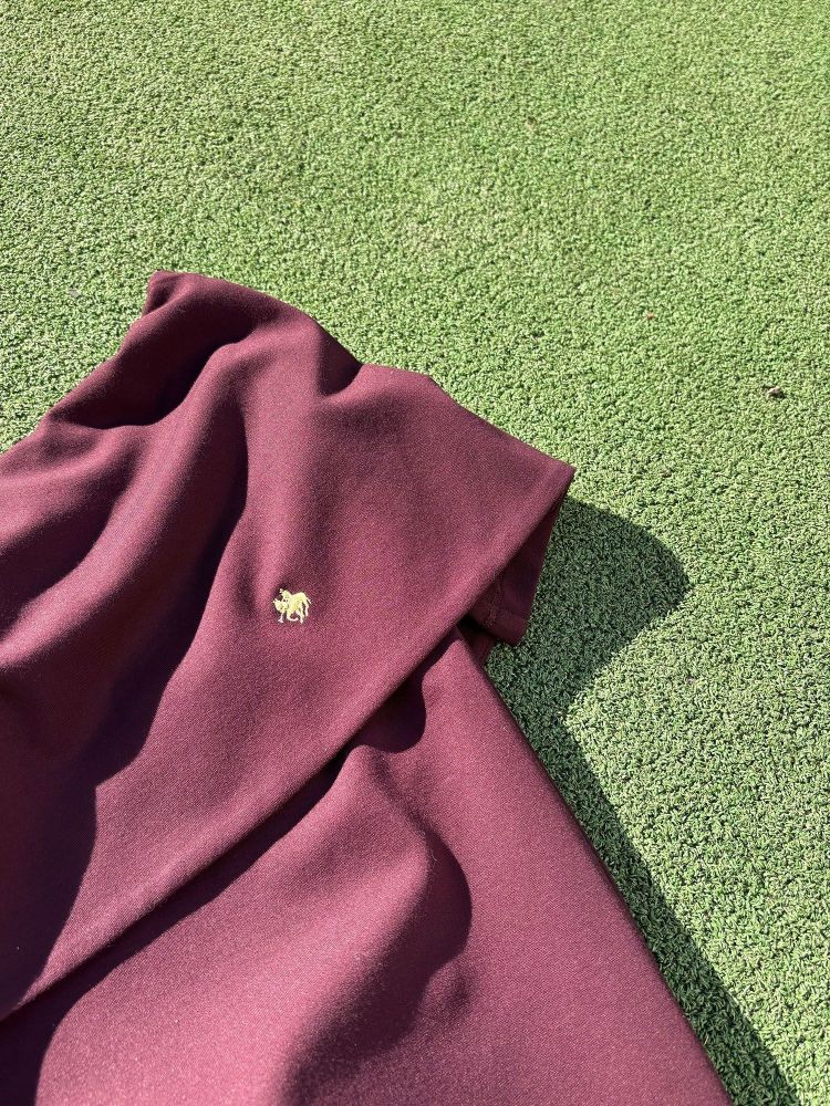 ラグナムーン LAGUNAMOON 【POLO BCSコラボ】オフショルワンピース （ブルー） ブルー