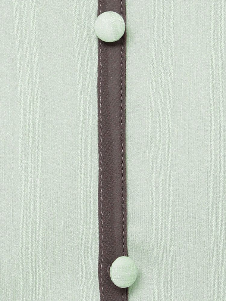 ラグナムーン LAGUNAMOON バイカラーパイピングワンピース （ミントグリーン） ミントグリーン