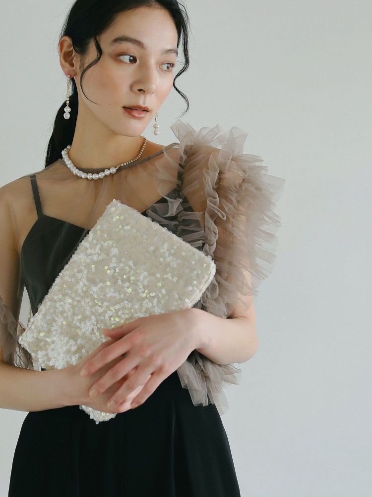ラグナムーン LAGUNAMOON 【WEB限定】LADYチュールドッキングコンビネゾン （ボルドー） ボルドー