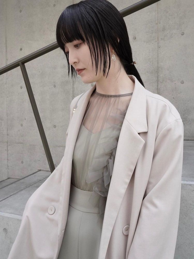 ラグナムーン LAGUNAMOON 【WEB限定】LADYチュールドッキングコンビネゾン （ボルドー） ボルドー