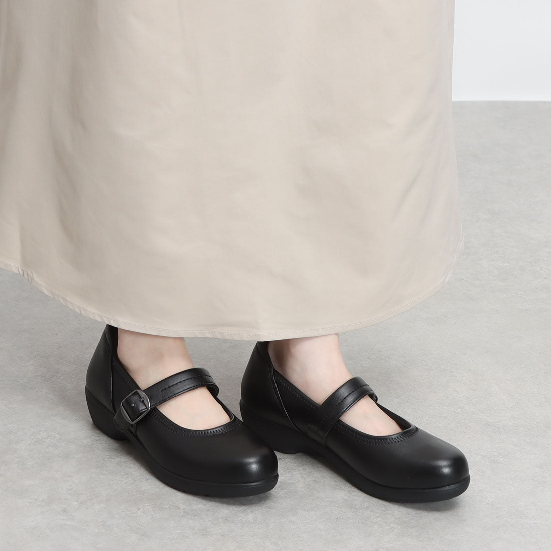 レディワーカー Lady worker 立ち仕事に！バレエタイプ | 長さ調節可能な隠しゴム付きベルト 008