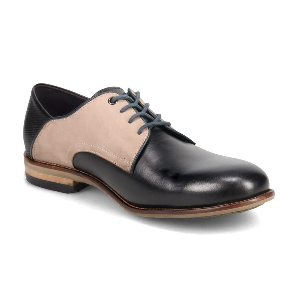 ランバン オン ブルー LANVIN en Bleu 異素材コンビネーション・レースアップシューズ 86331
