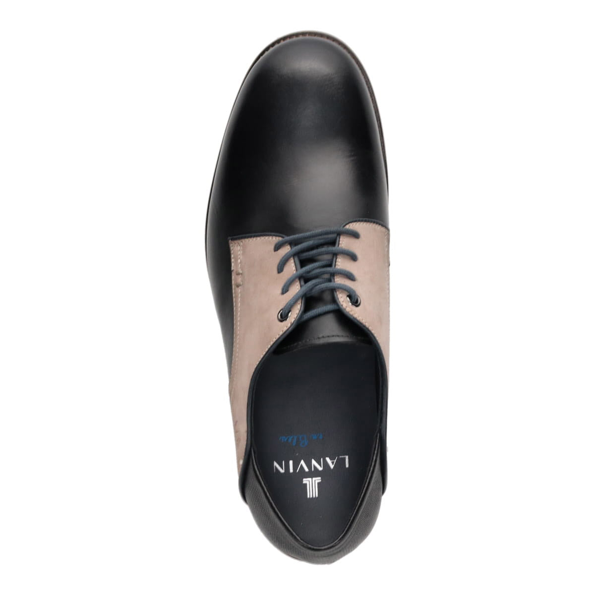 ランバン オン ブルー LANVIN en Bleu 異素材コンビネーション・レースアップシューズ 86331