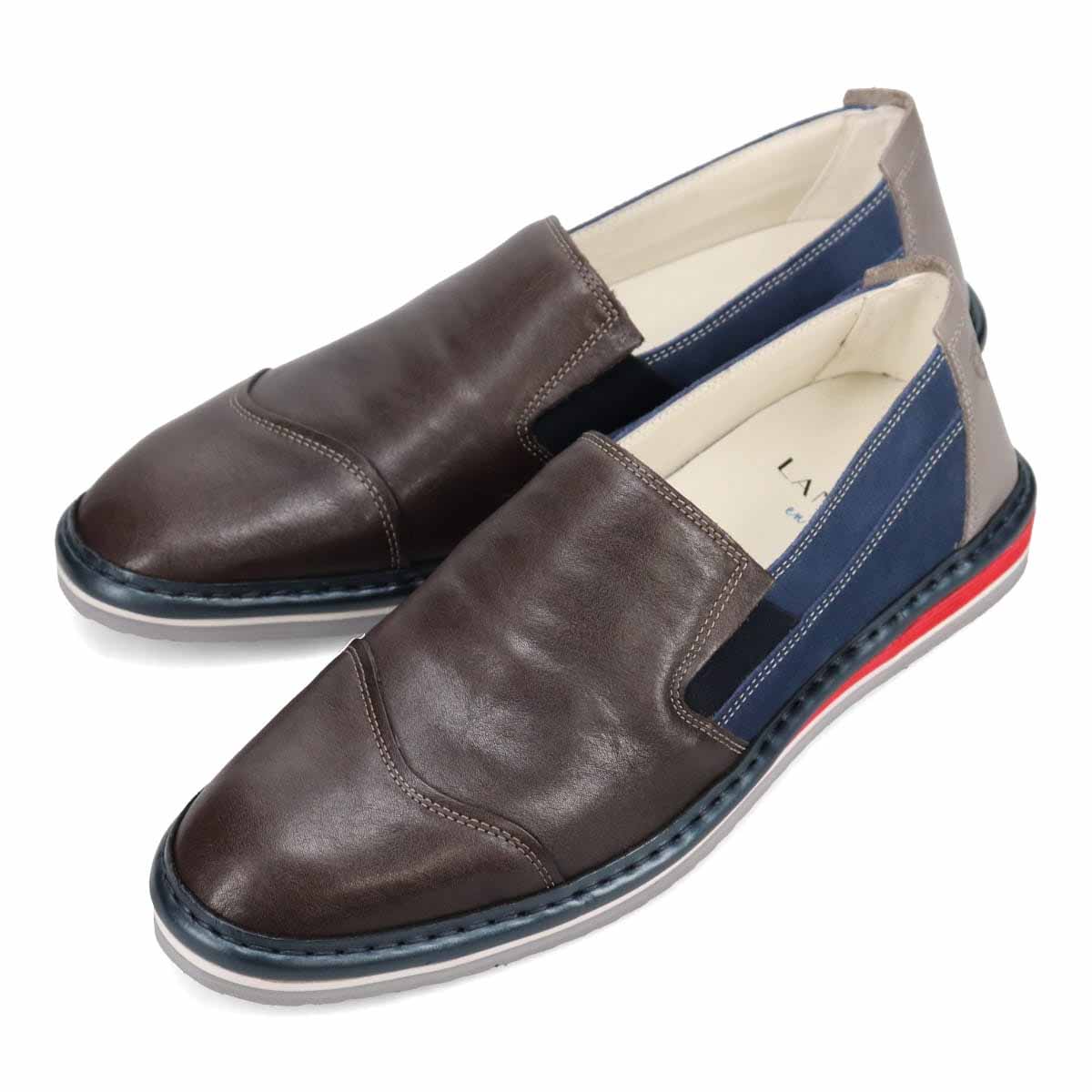ランバン オン ブルー LANVIN en Bleu バイカラースリッポン カジュアルシューズ  86520