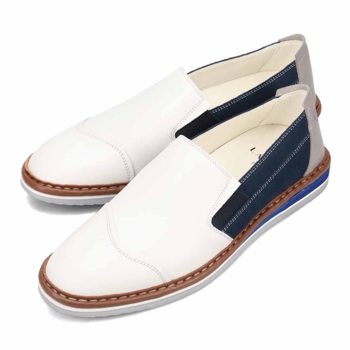 ランバン オン ブルー LANVIN en Bleu バイカラースリッポン カジュアルシューズ  86520