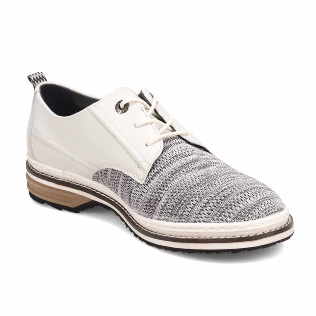 LANVIN en Bleu Knit Sneaker Combination Derby Shoes 86537