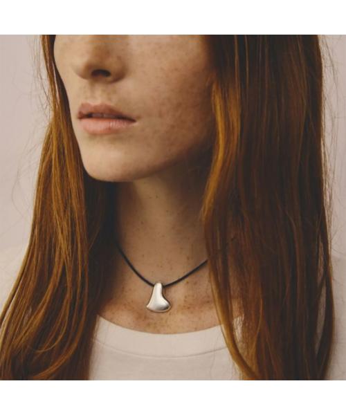 ラピュイ LAPUIS LAPUIS ネックレス Heart cord necklace 245-220118 （1/シルバー） 1/シルバー