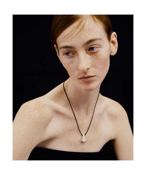 ラピュイ LAPUIS LAPUIS ネックレス Heart cord necklace 245-220118 （1/シルバー） 1/シルバー