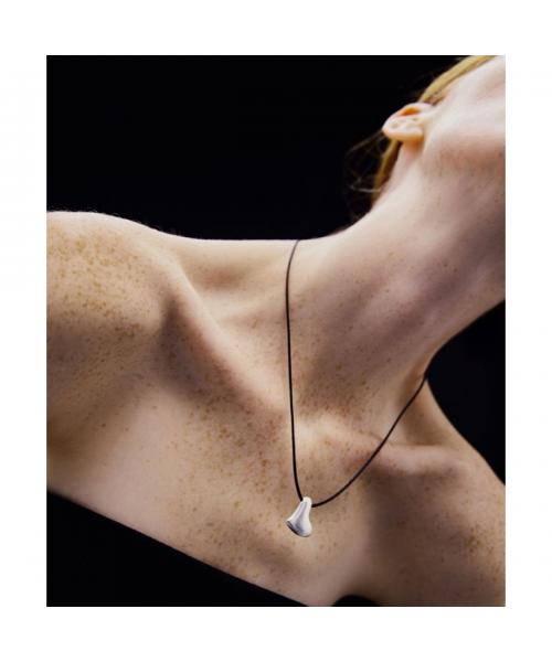 ラピュイ LAPUIS LAPUIS ネックレス Heart cord necklace 245-220118 （1/シルバー） 1/シルバー