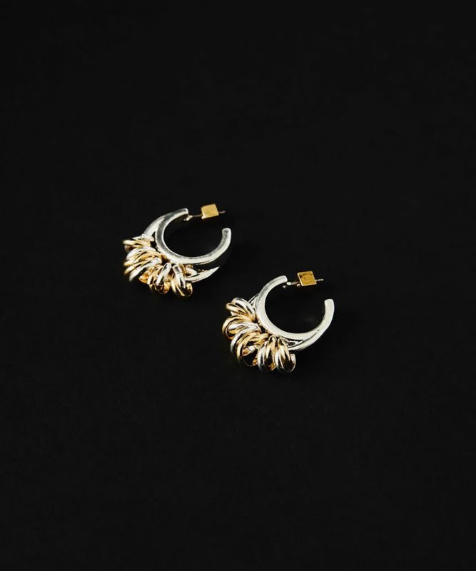 ラピュイ LAPUIS ボリュームコイル ピアスイヤリング（Volume coil pierced earrings） （マルチ） マルチ