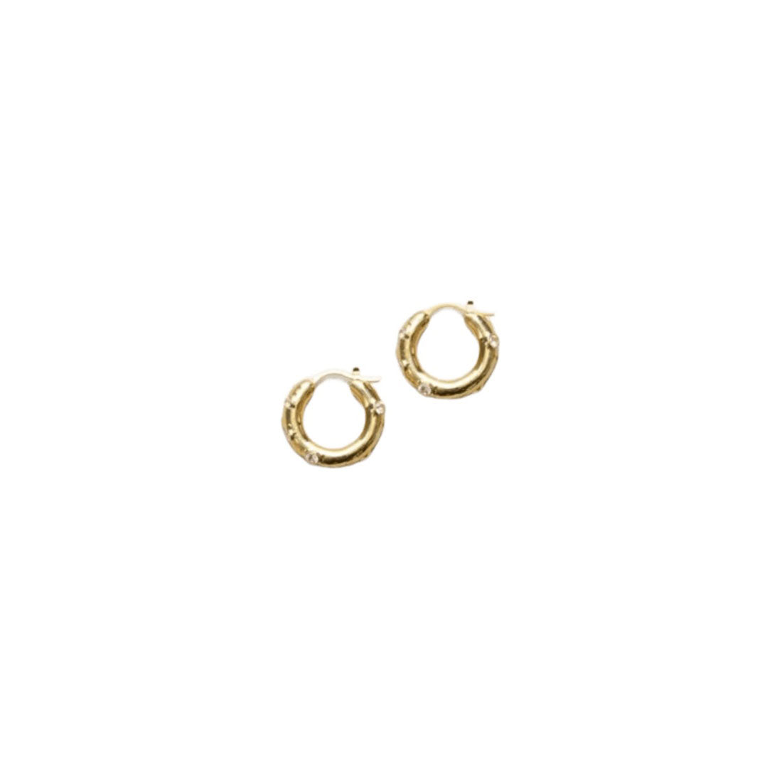 ラピュイ LAPUIS ガーデン フープ ピアス イヤリング（Garden hoop pierced earrings） （ゴールド） ゴールド