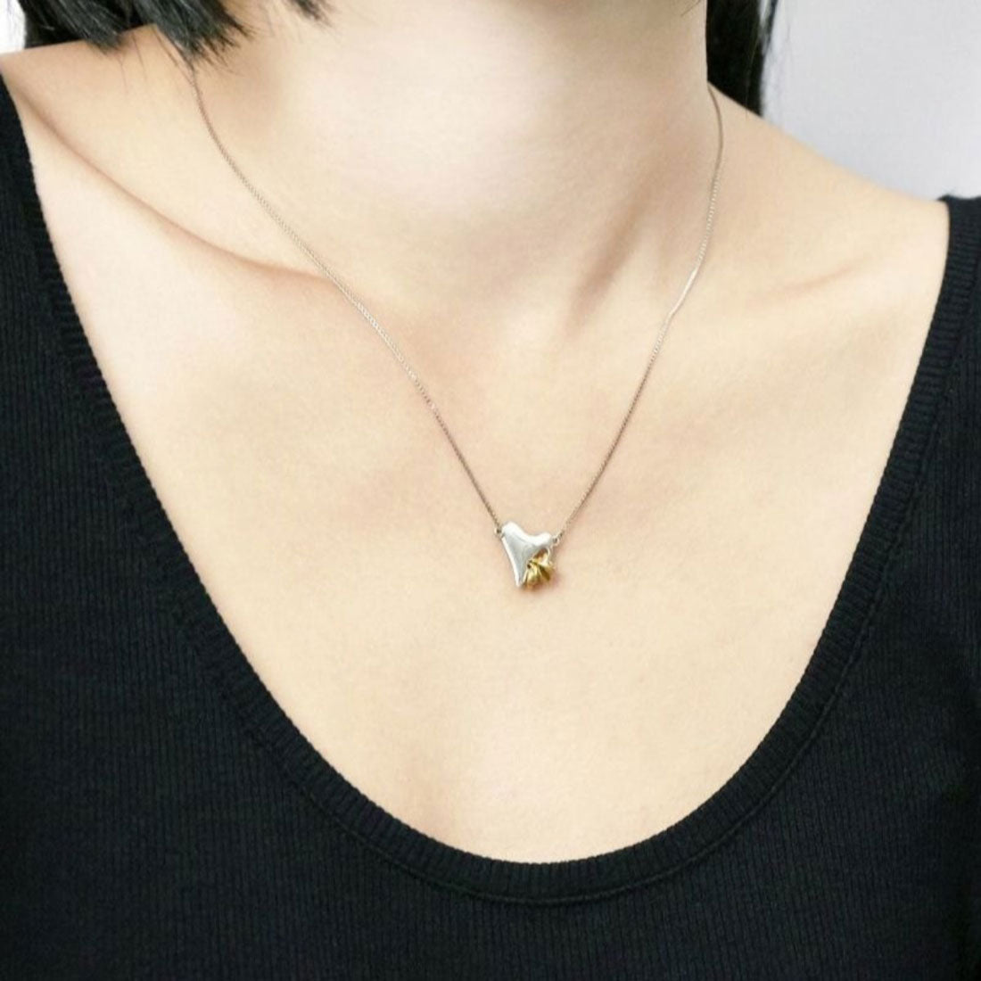 ラピュイ LAPUIS コイル ハート ネックレス（Coil heart necklace） （マルチ） マルチ