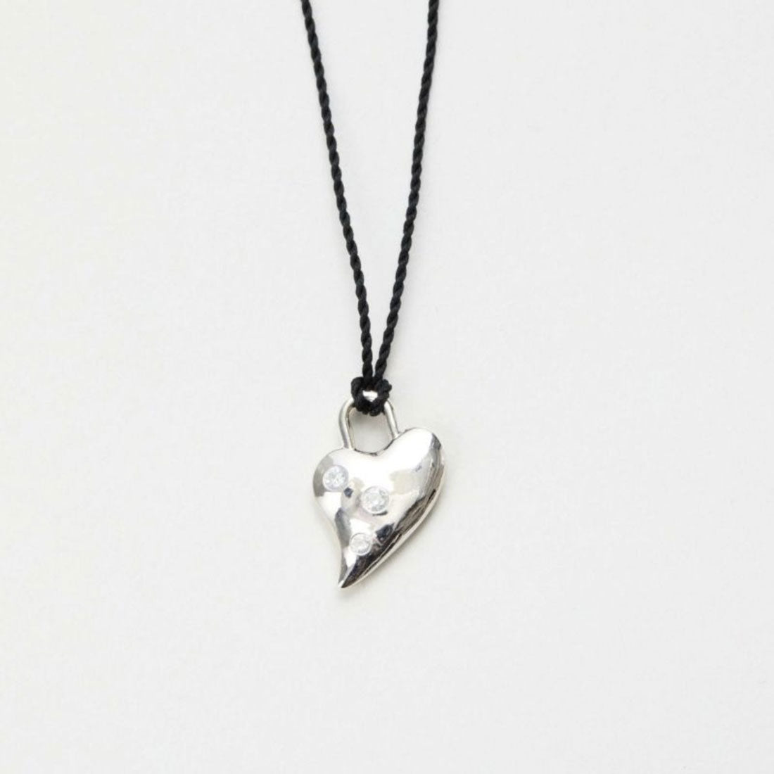ラピュイ LAPUIS ガーデン ハート ネックレス（Garden heart necklace） （シルバー） シルバー